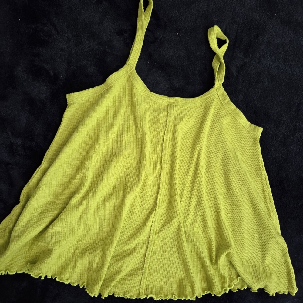NWOT AMERICAN EAGLE Olive Green Sleeveless Top, SIZE S - Picture 4 of 5